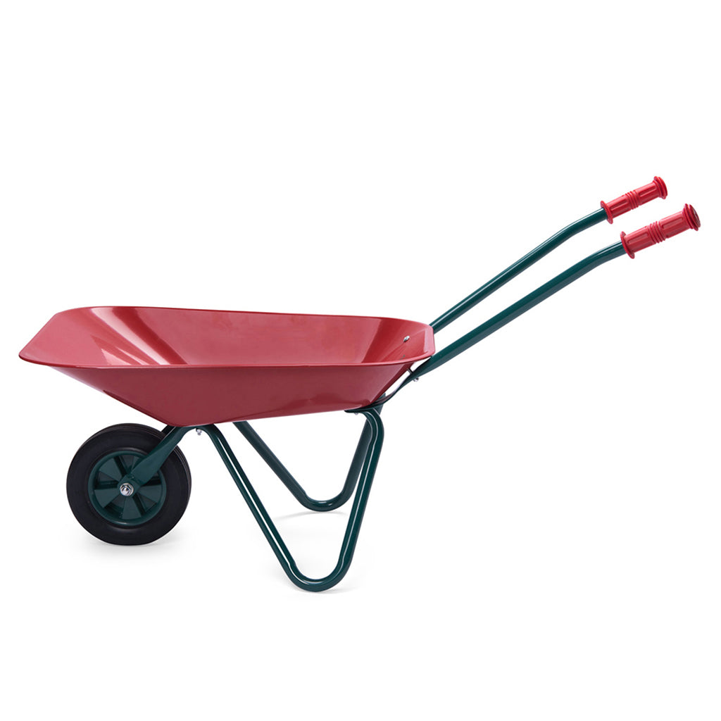 Moulin Roty Gardening Tools, Wheelbarrow - Red