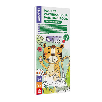 mierEdu, Watercolor Painting Book – Animal Friends