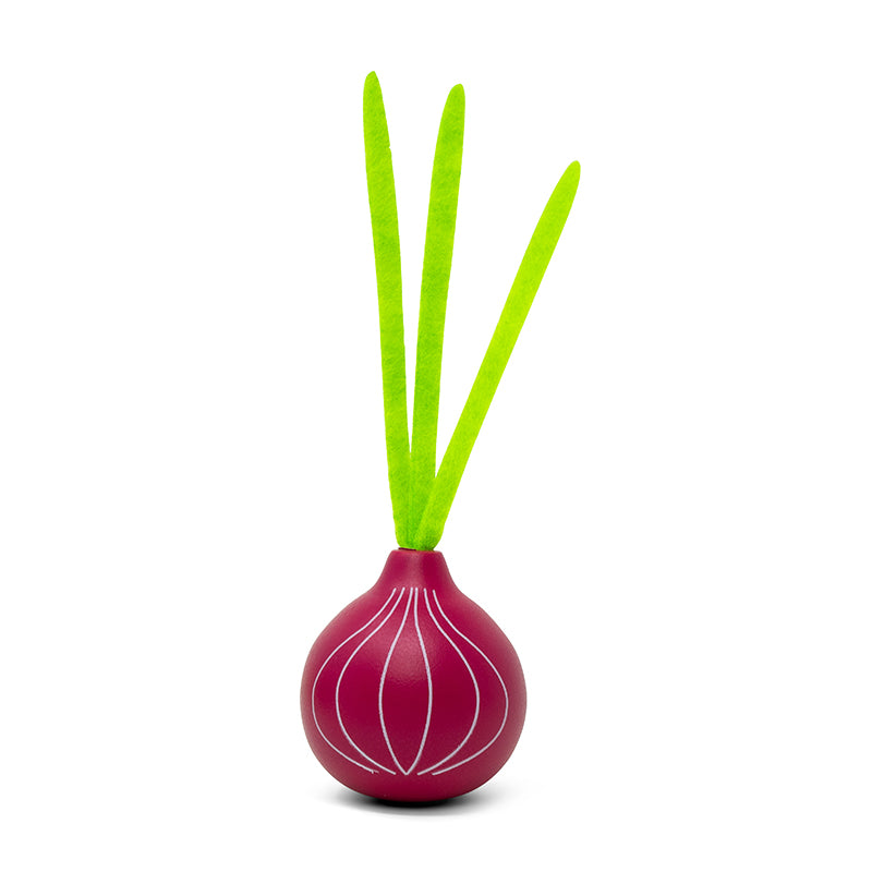 Mamamemo Wooden Play Food – Red Onion with Stem