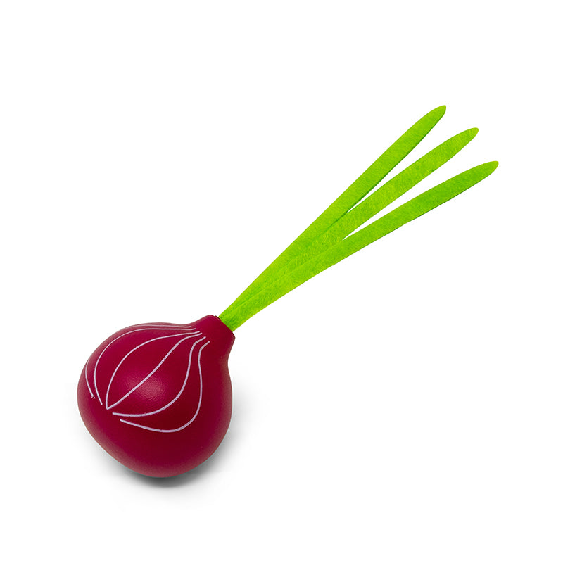 Mamamemo Wooden Play Food – Red Onion with Stem