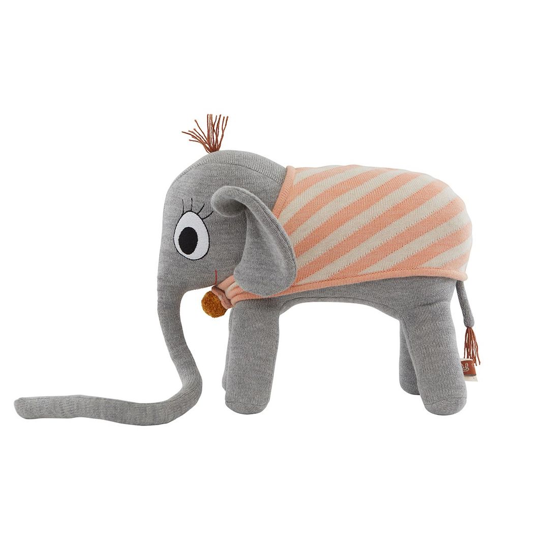 OYOY Tøjdyr, Ramboline Elefant - Grå