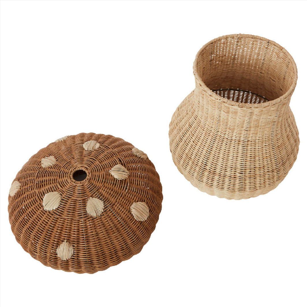 OYOY Kurv, Mushroom - Natur