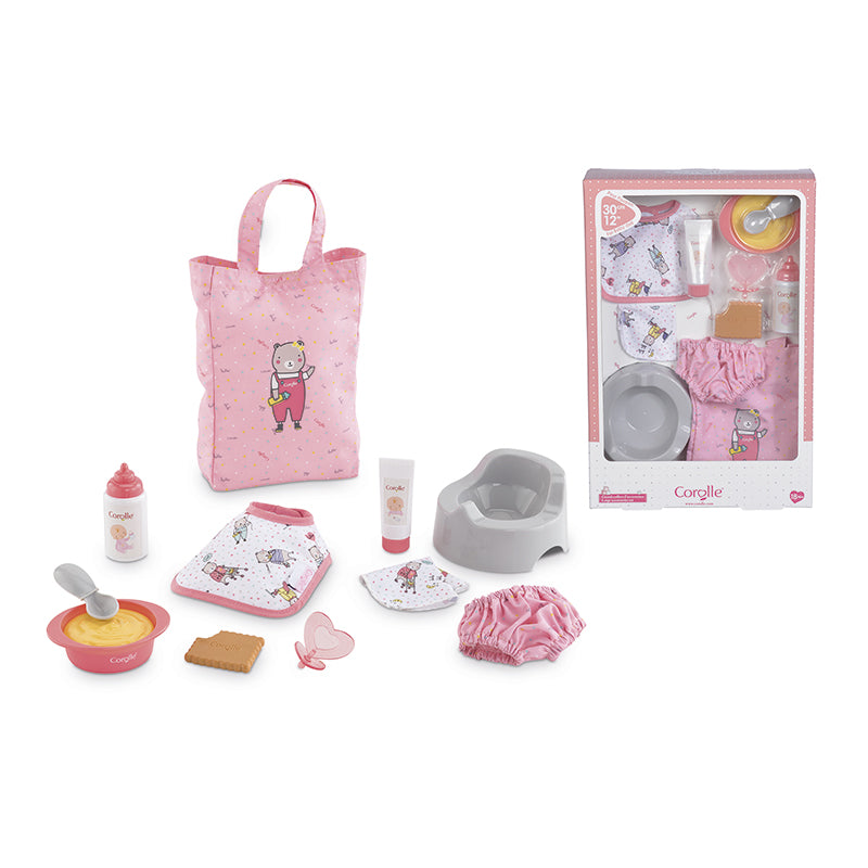 Corolle Doll Accessory Mon Premier 30 cm, Deluxe Changing and Feeding Set