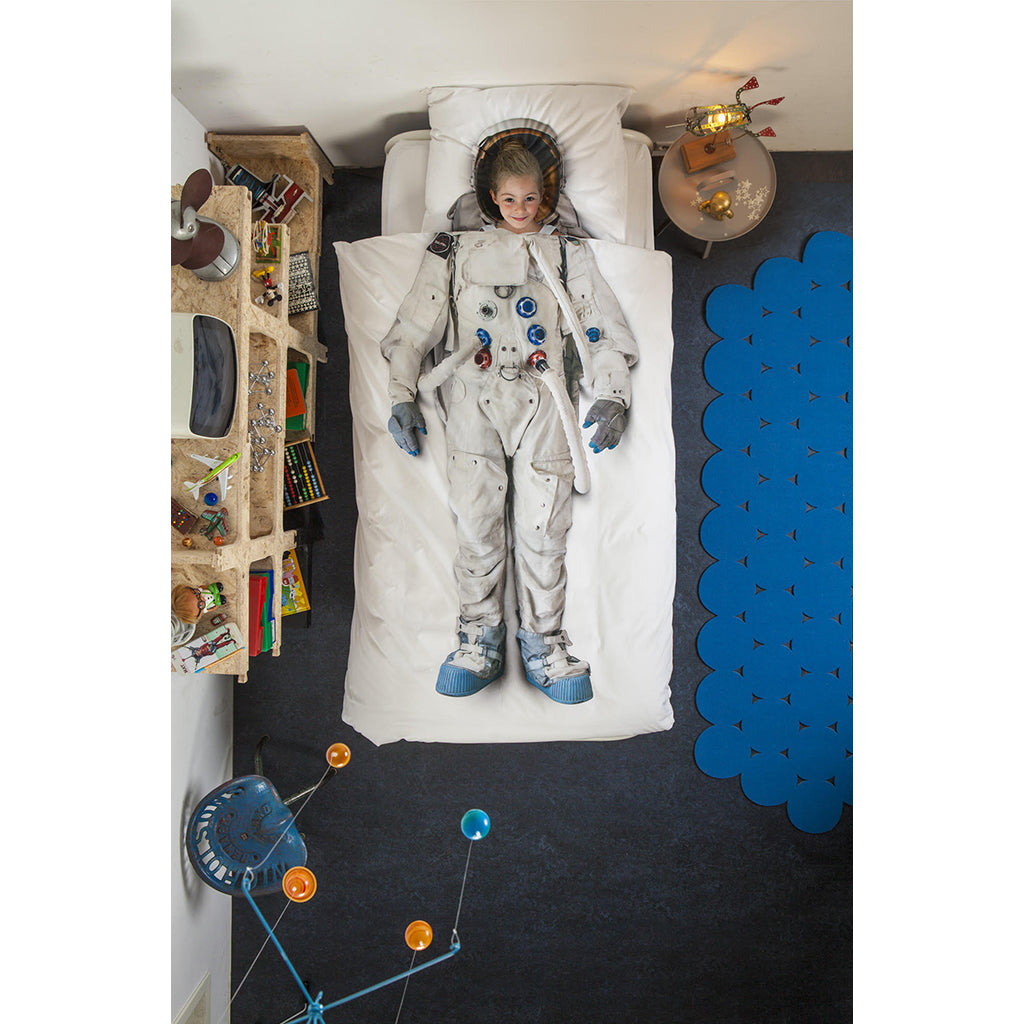 Snurk voksensengetøj, økologisk - Astronaut