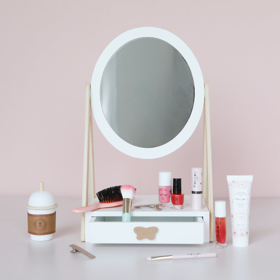 By Astrup Table Mirror with Drawer