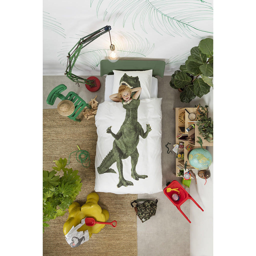 Snurk Organic Bedding for Adults – Dinosaur