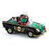 Djeco Crazy Motors, Pirate Wheels legetøjsbil, sort og grøn piratbil