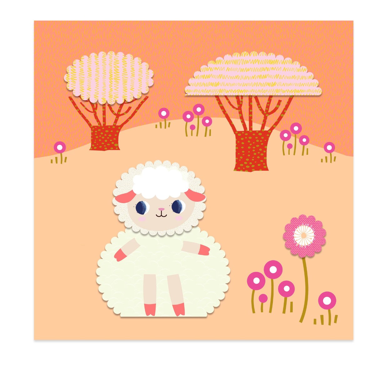 Djeco Creative Collage, Curved Cutouts