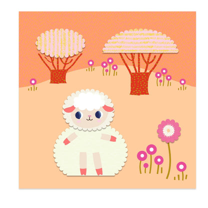 Djeco Creative Collage, Curved Cutouts
