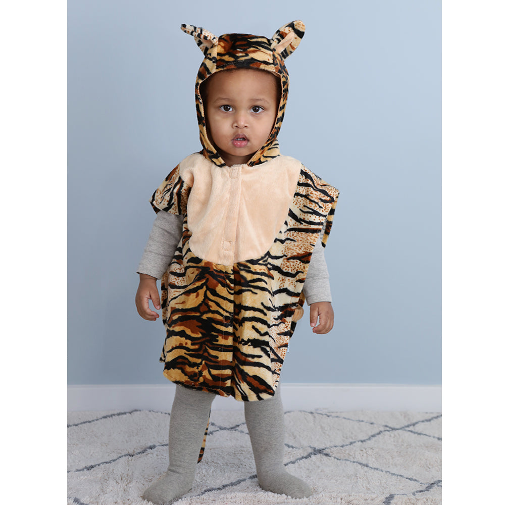 Den goda Fen Animal Costume, Tiger Cape - Ages 1-4