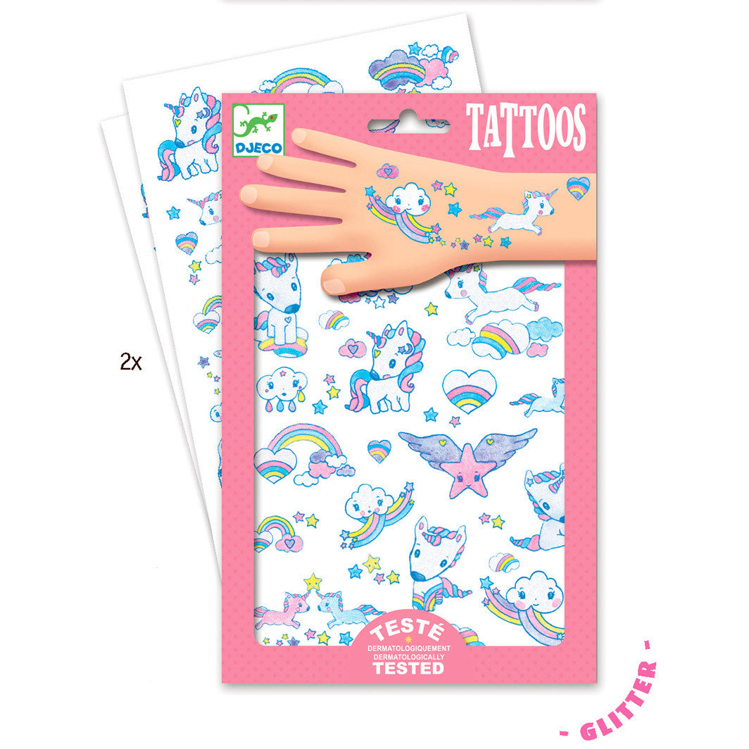 Djeco Tattoos, Unicorns