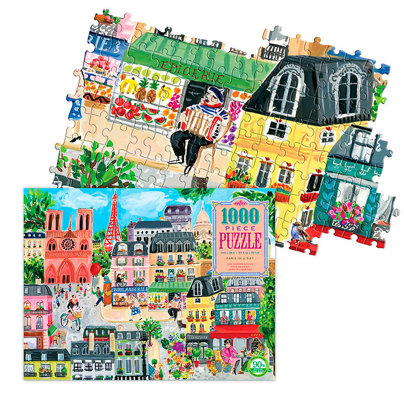 Eeboo puslespil, Paris - 1000 brikker