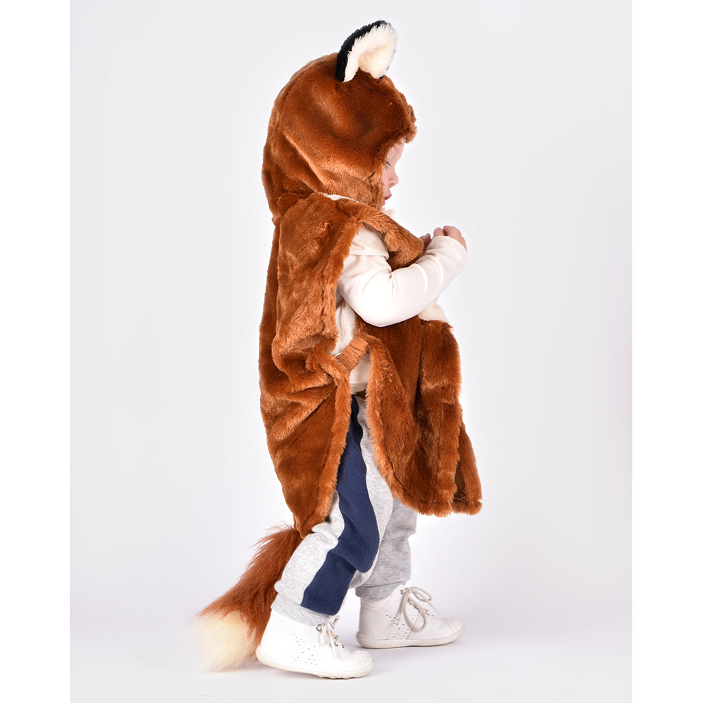 Den goda Fen dyrekostume, Fluffy ræv - str. 2-4 år