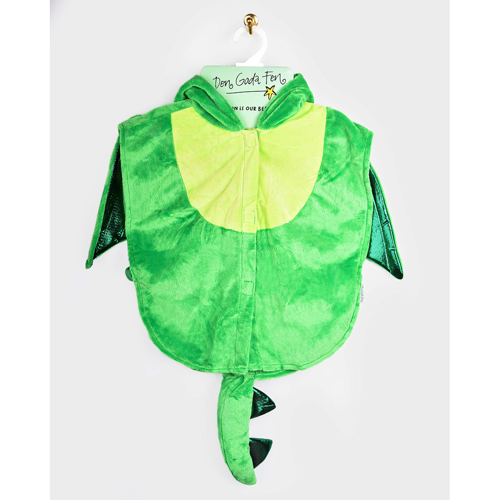 Den Goda Fen Animal Costume, Dragon Cape - Size 1-4 Years