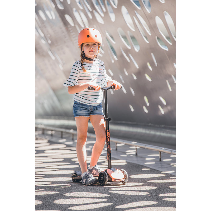 Scoot and Ride Highway Kick 5 Scooter - LED Peach