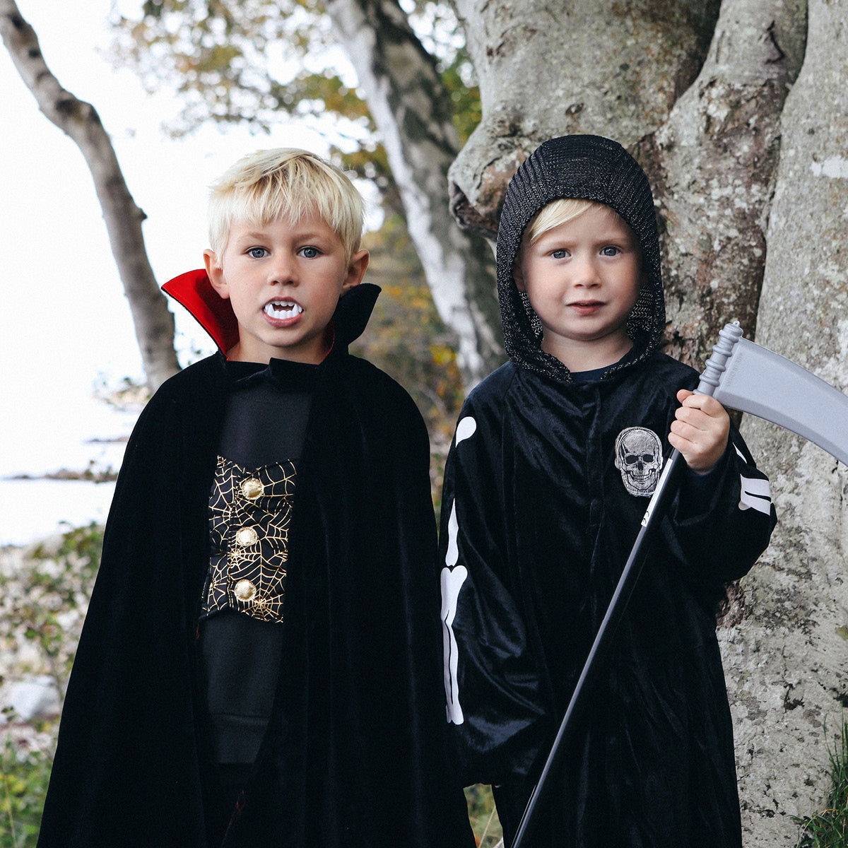 Souza Dracula Cape and Teeth, Size 4-8 Years