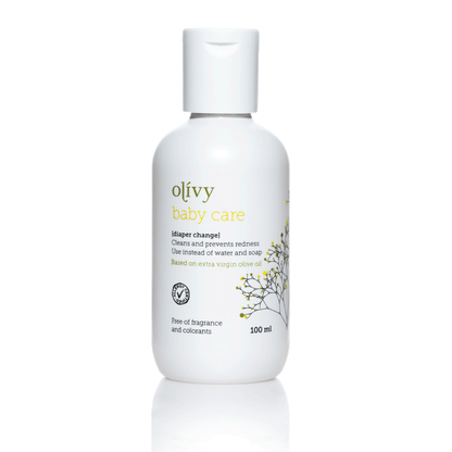 Olivy Baby Care til bleskift, 100 ml.