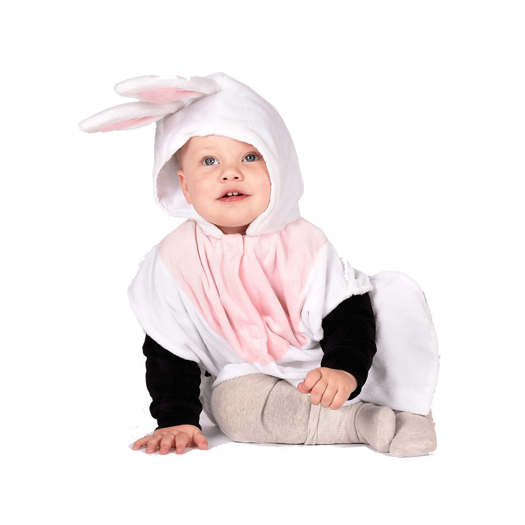 Den goda Fen Animal Costume, Bunny Cape – Ages 1–4