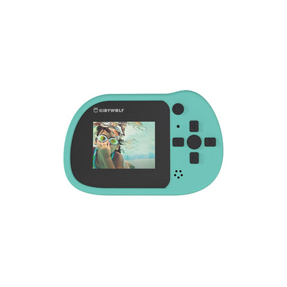 Kidycam børnekamera, 32 GB, vandtæt - Cyan