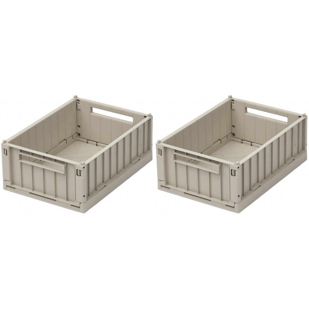 Liewood Weston foldekasse S, 2 pak, Sandy, produktbillede