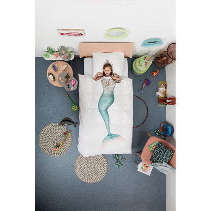 Snurk Adult Bedding, Organic - Mermaid