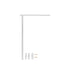 Oliver Furniture Wood holder til Mini+ basic sengehimmel eller uro, Hvid
