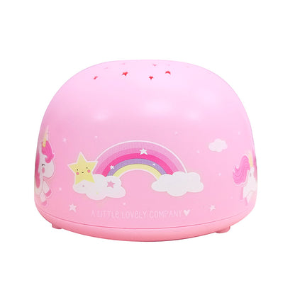 A little lovely company, unicorn projector - vågelampe med enhjørningemotiv. Perfekt til børneværelset