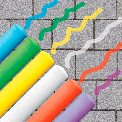 SES Creative Road Chalk, Set of 6 Colors