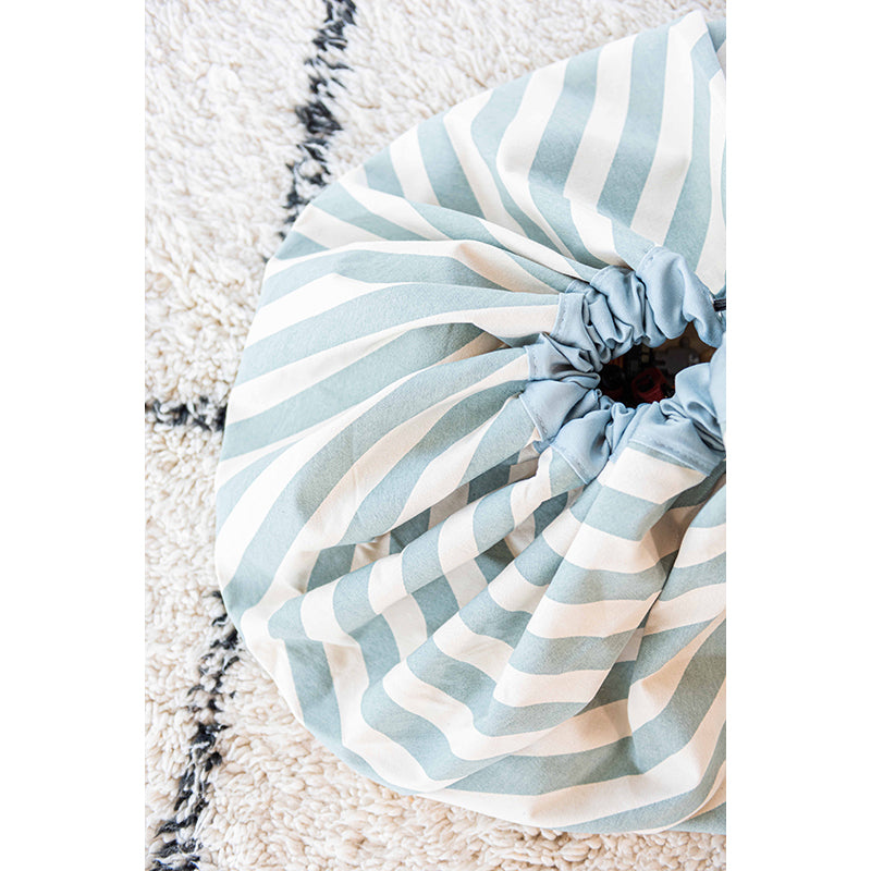 Play&amp;Go To-i-én tæppe, Stripes green