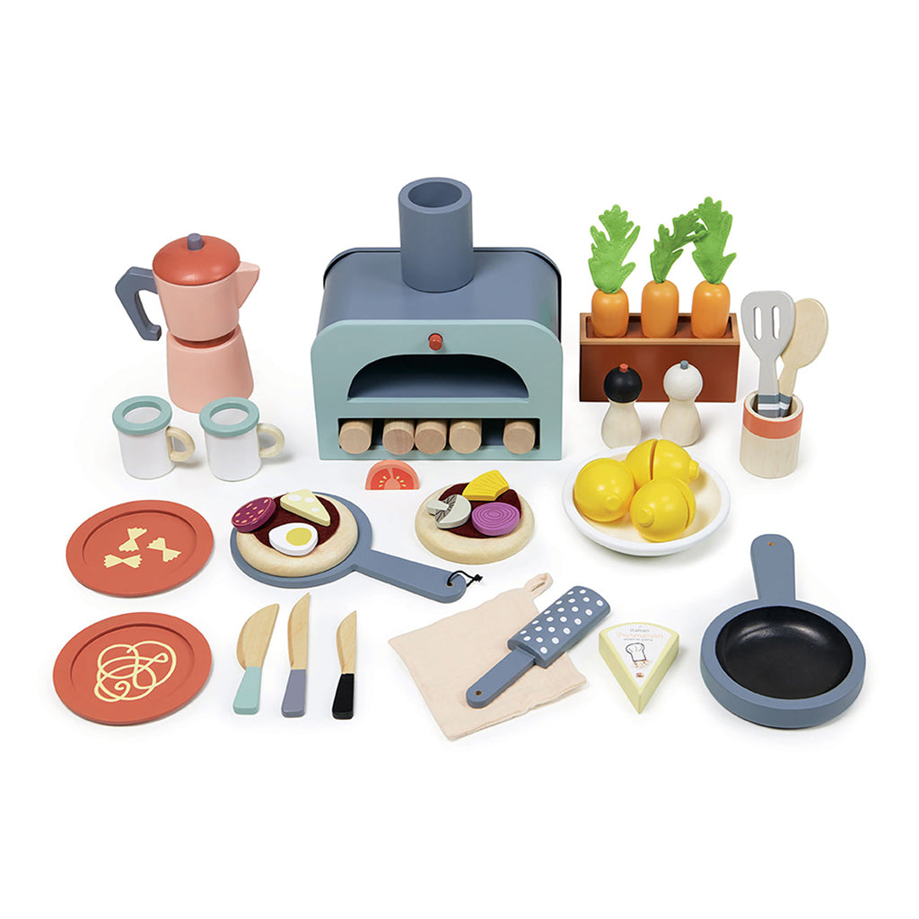 Tender Leaf, Wooden Play Kitchen, Mega - La Fiamma