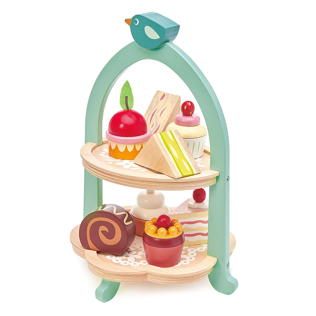 Tender Leaf, Legemad i træ, Snackopsats - Birdie