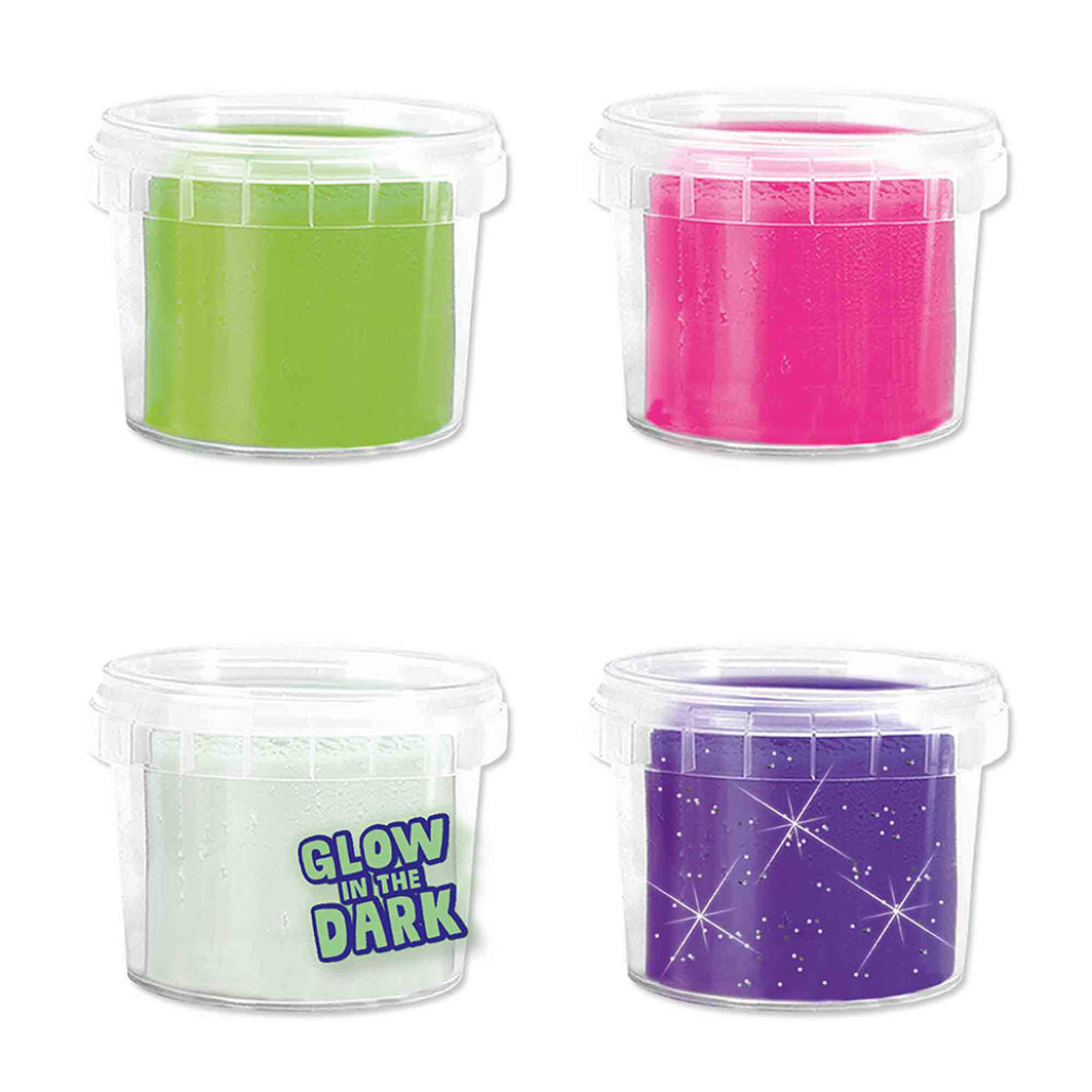 SES Creative Modellervoks, Silkeblød selvlysende 4x90gr