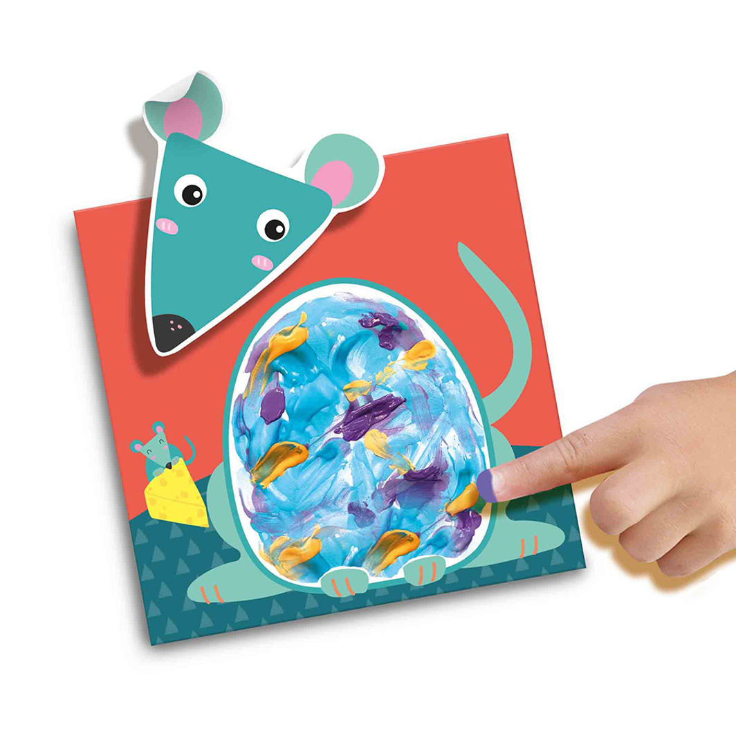 SES Creative My First Creative Set, Finger Paints, Animals - Ages 1-4