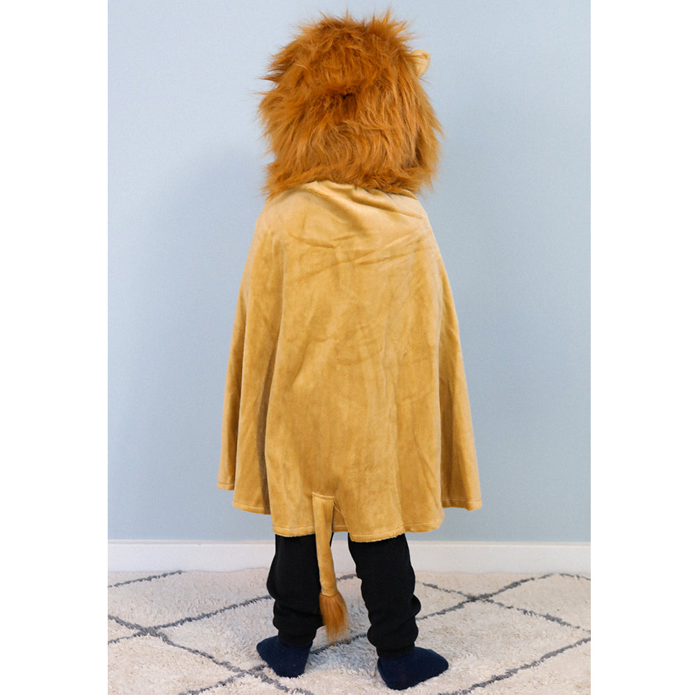 The Good Fairy Animal Costume, Lion Cape - Size 3-8 Years