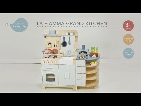 Tender Leaf, Wooden Play Kitchen, Mega - La Fiamma