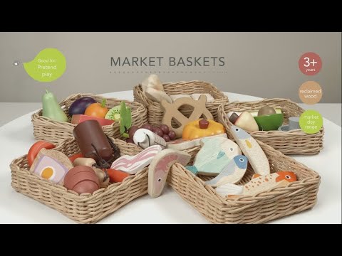 Tender Leaf, Play Food - Basket with Baked Goods