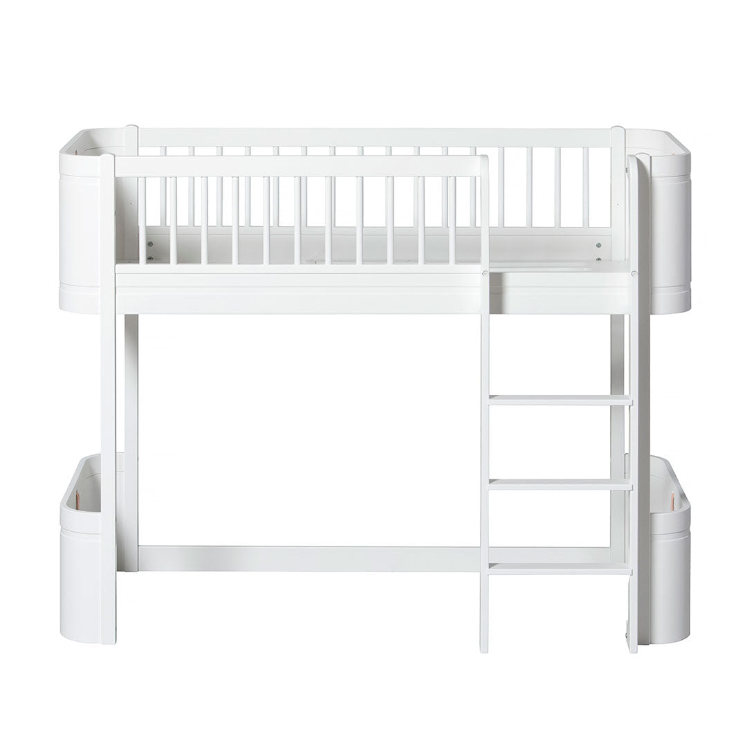 Oliver Furniture, Wood Mini+ halvhøj seng hvid