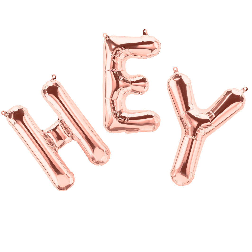 Northstar Balloons, folieballon rose gold bogstav - minus Æ, Ø, Å