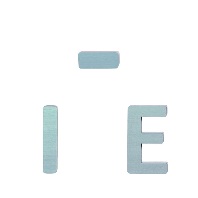Wooden Letters, A - Å - Pastel Shades for Boys – Discontinued